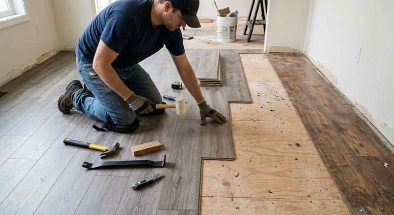 Laminate Floor Replacement in Union County, NJ
