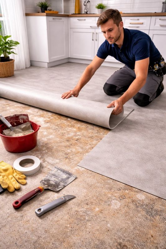 Linoleum Floor Installation in Jamaica, NY