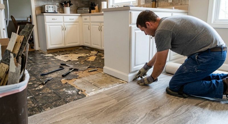 Linoleum Flooring Replacement in Essex County, NJ
