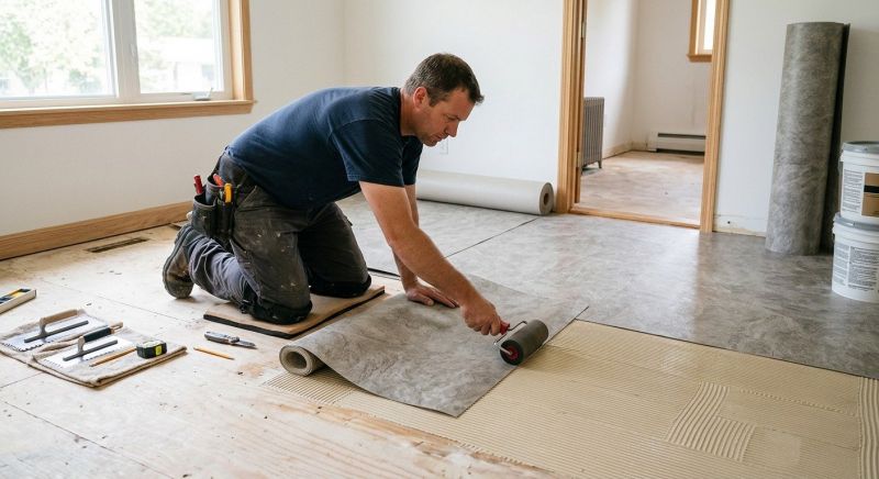 Sheet Flooring Installation in Flushing, NY