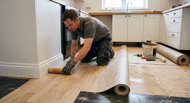 Sheet Linoleum Installation in Bedminster, NJ